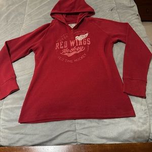 Red Wings women’s hooded thermal shirt.. excellent condition